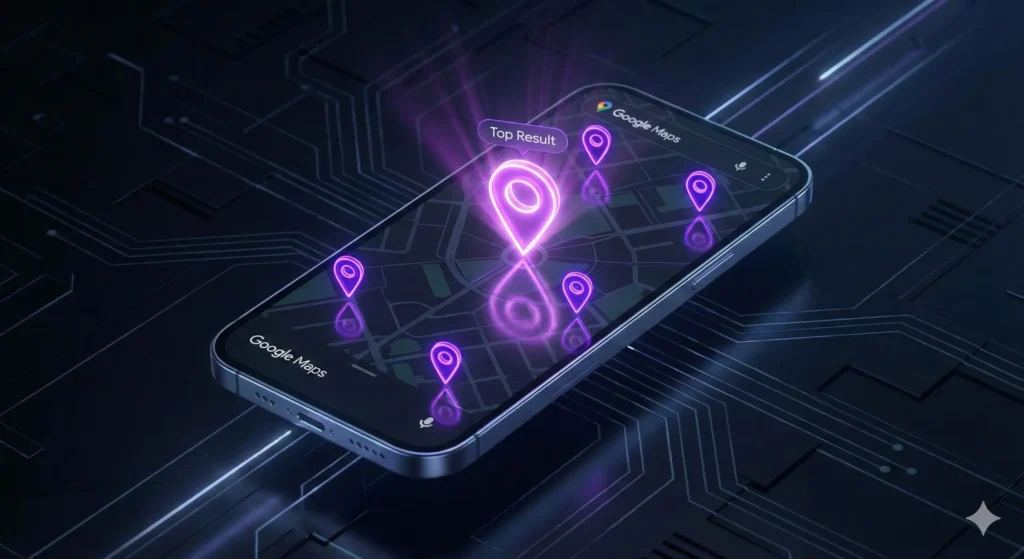 Cep telefonunda Google Haritalar üzerinde öne çıkan konumlar